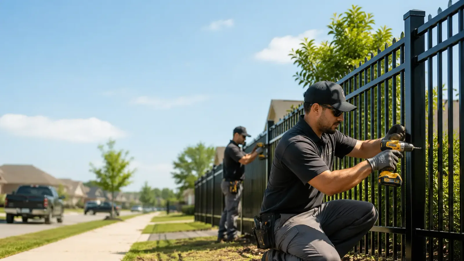 Metal Fence Installation in Alma, WI